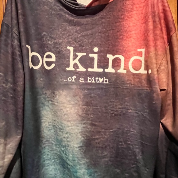 NWOT Tie-dye, lightweight, hooded sweatshirt Sz. 2xl - Picture 1 of 3